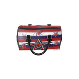 Tricolor Stars Stripes Boston Handbag (Model 1621)