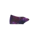 Midnight Blue Purple Galaxy Men's Slip-on Canvas Shoes (Model 019)