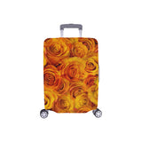 Grenadier Tangerine Roses Luggage Cover/Small 24'' x 20''