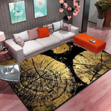 High Quality Abstract Flower Art Carpet Anti-slip Floor Mat Area Rug