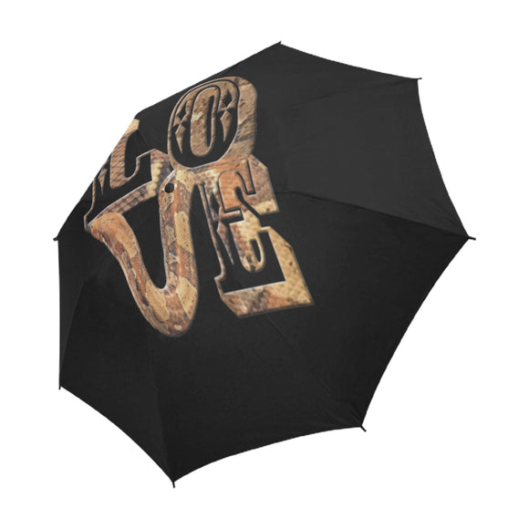Snake Love Semi-Automatic Foldable Umbrella (Model U05)