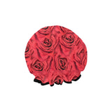 Radical Red Roses Shower Cap