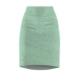 Fringy Glitter Squiggle Women's Pencil Skirt