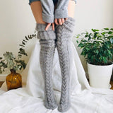 Women Anime Cartoon Knitting Lolita Cosplay Loose JK Woolen Stockings