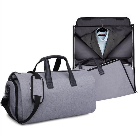 Travel Garment Duffel Bag Capacity Clothes Suit Tie Tote Pouch Shoes