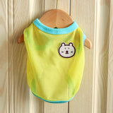 Cartoon Animal Pet Summer Thin Cool Mesh Vest Two-legged T-shirt