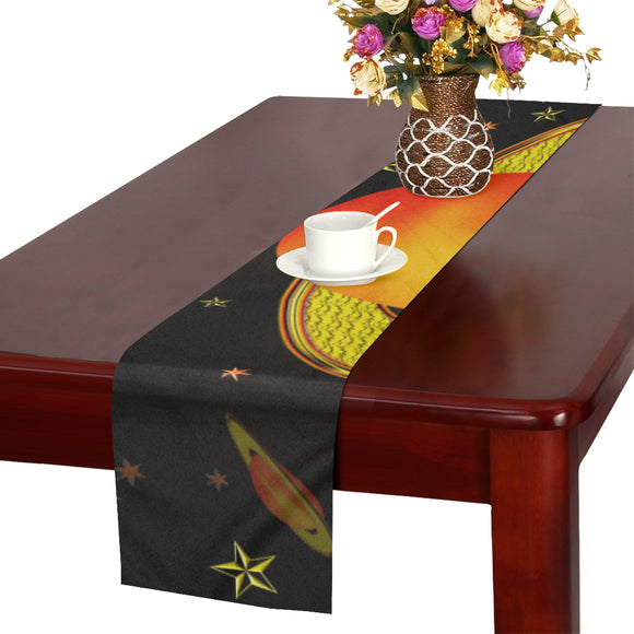 Outer Harvest Moons Table Runner 14x72 inch