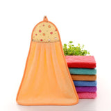 Thick Microfiber Hand Kitchen Towel Hanging Cloth Soft Absorbent