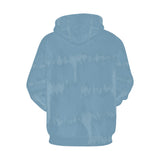 Airforce Blue Horizon All Over Print Hoodie (for Women)