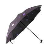 Lost Midnight Charcoal Stars Foldable Umbrella