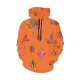 Autumn Fallen Leaves All Over Print Hoodie (for Women)