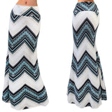 Long Plus Size Package Hip Striped Maxi Women's Slim Mermaid Skirt