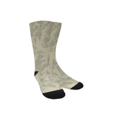 Eagle Taupe Gray Custom Socks for Women