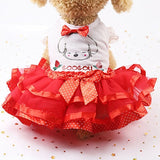 Pet Clothes Tutu Puppy Princess Small to Medium Dogs Pet Apparel Dress