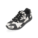 Black White Tiles Women’s Running Shoes (Model 020)