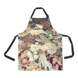 Green Misty Flora All Over Print Apron