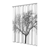 Home Decoration Mildew Resistant Shower Curtain Fabric 180x180 Tree Design Peva
