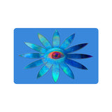Bluish Eye Flower Doormat 24"x16"