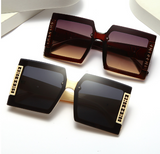 Unisex Hollow Carving Square Frame Sunglasses Super Four Colors