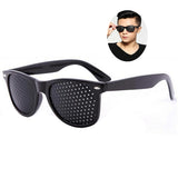 Pin Hole Eye Training Eyewear Exercise Improve Eyesight Sunglasses