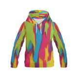 Rainbow Abstract Stars All Over Print Hoodie for Women (USA Size) (Model H13)