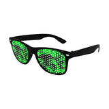 Dark Pastel Greens Custom Goggles (Perforated Lenses)
