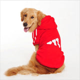 All Seasons Letter Pattern 100% Cotton Small to Large Dog Apparel Pet Coat