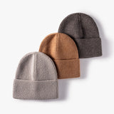 Unisex Knitted Solid Colors Warm Winter Woolen Hat