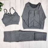 Yoga Clothing Sports Suit Women Sportswear Outfit Fitness Athletic Wear Two-Piece Workout Set