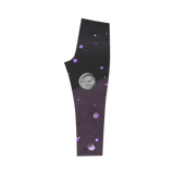 Lost Midnight Charcoal Stars Capri Legging (Model L02)