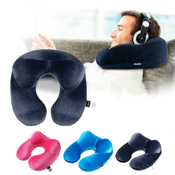 U-Shape Travel Inflatable Neck Accessories Comfortable Pillow