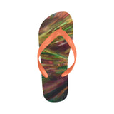 Abstract Colorful Glass Flip Flops for Men/Women (Model 040)
