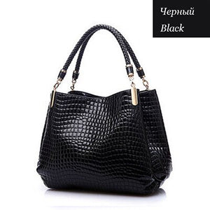 Women Leather Handbags Luxury Purse Fashion Shoulder Bolsa Sac Crocodile