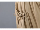 Women High Waist Pleated Bow Wide Leg Trousers New Loose Fit Pants