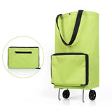 Pull Cart Trolley Wheels Foldable Reusable Organizer Shopping Bag