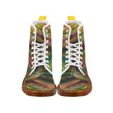 Abstract Colorful Glass Martin Boots For Women Model 1203H