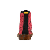 Radical Red Roses Martin Boots For Women Model 1203H