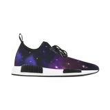 Midnight Blue Purple Galaxy Women’s Draco Running Shoes (Model 025)