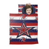 Tricolor Star Stripes Kids' Sleeping Bag