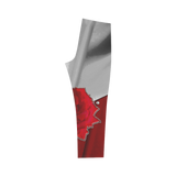 Two Tone Silk Rose Capri Legging (Model L02)