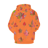 Autumn Fallen Leaves All Over Print Hoodie (for Women)