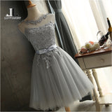 Short Backless Lace Up Prom Gown Formal Dress Women Robe De Soiree