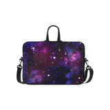 Midnight Blue Purple Galaxy Laptop Handbags 15"