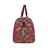 Carmine Roses Waterproof Travel Bag/Small (Model 1639)