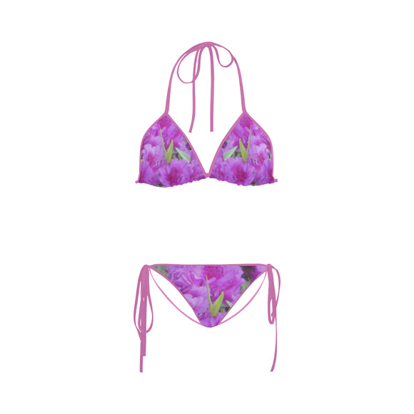 Azalea Flowers Custom Bikini Swimsuit