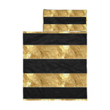 Black Gold Stripes Kids' Sleeping Bag