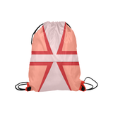 Shades of Red Patchwork Medium Drawstring Bag Model 1604 (Twin Sides) 13.8"(W) * 18.1"(H)