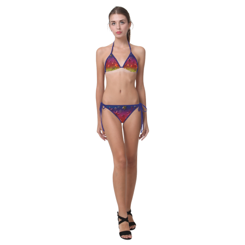 Rainbow Stars Custom Bikini Swimsuit (Model S01)