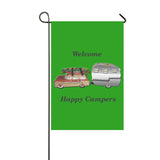 Retro Car Camper Garden Flag 12‘’x18‘’（Without Flagpole）