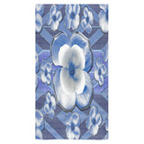 Blue Dogwood Flowers Bath Towel 30"x56"
